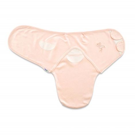 Sistem de infasare din bumbac 0-3 luni BabyJem Swaddle (Culoare: Somon) - imagine 13